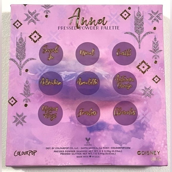 ColourPop Frozen II Anna Eyeshadow 9 Color Palette - Picture 2 of 9